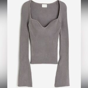 H&M rib-knit sweater size small nwt